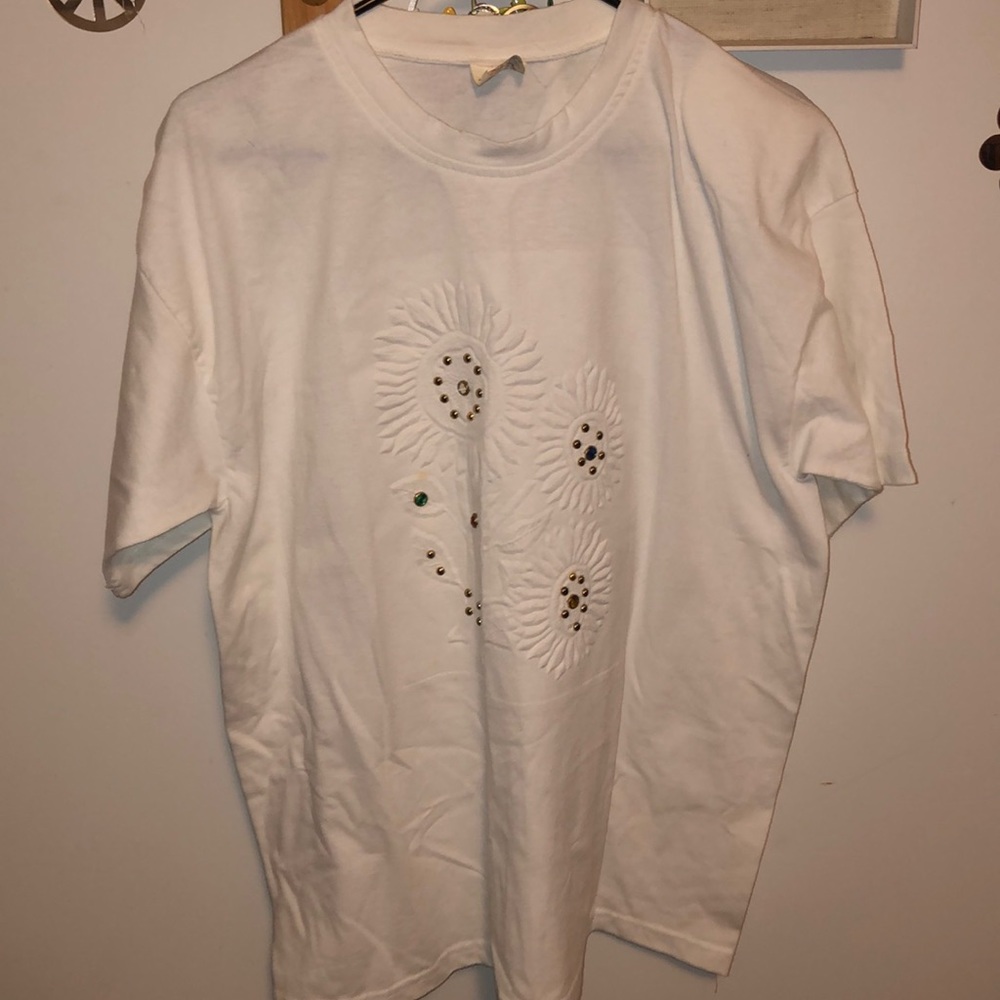 Vintage White Tunic Tee
